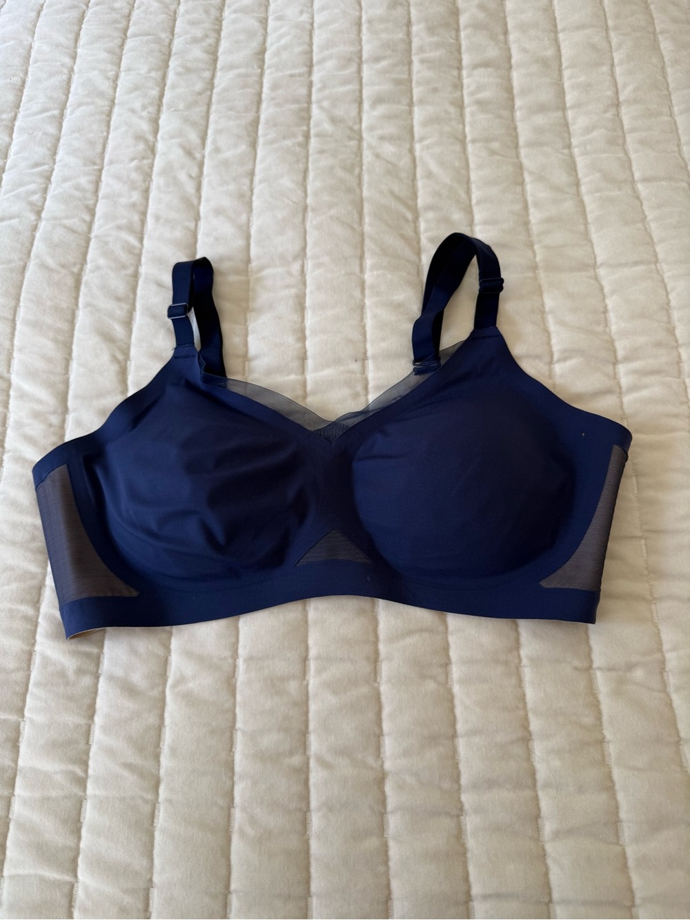 Honeylove Navy Supportive Seamless Bra Size 1X